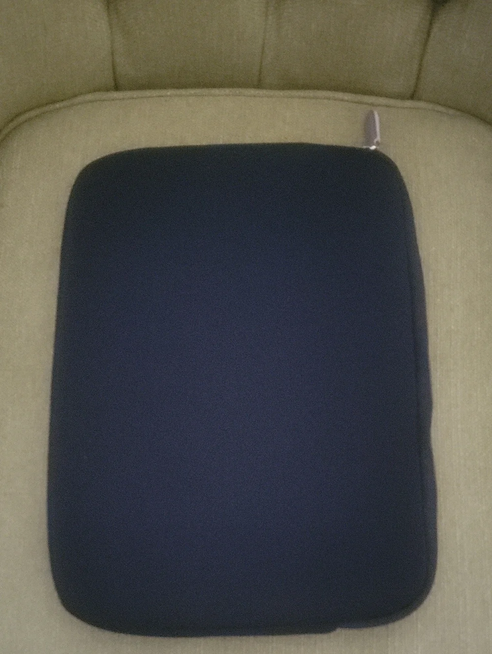 Tumi Black Sleeve with Beige Logo Patch